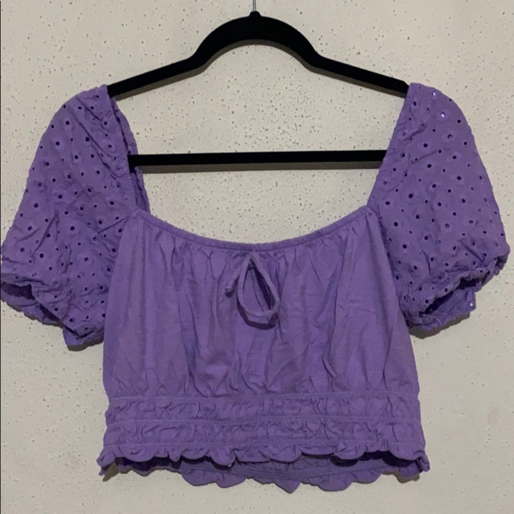 Brand new off the shoulder crop top.